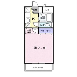 椎迫 徒歩2分 3階の物件間取画像